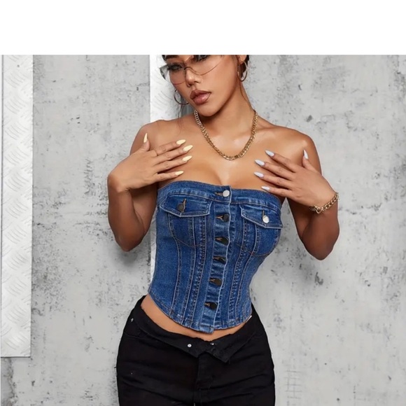 Jean halter top - Picture 5 of 6